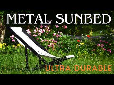 How to make metal sunbed from metal