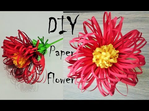 How to make paper flower - DIY Paper Flower - DIY Craft