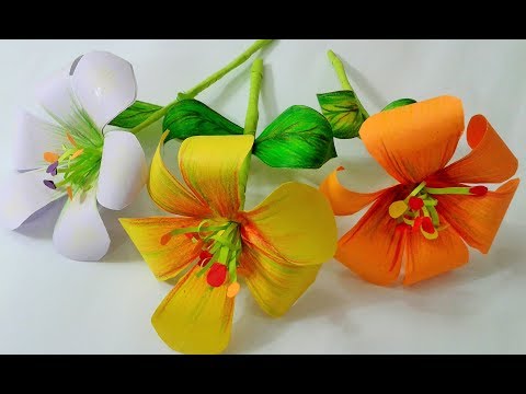 How to make paper flowers,Diy craft