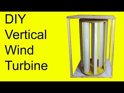 How to make pvc vertical wind turbine - diy Savonius wind turbine - how to make wind turbine