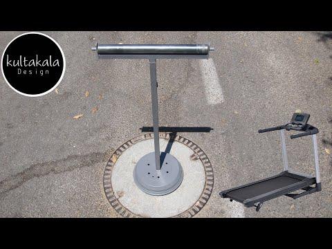 How to make roller stand from Treadmill | Metalwork