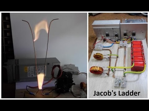 How to make simple High Voltage traveling Arc (JACOB&rsquo;S LADDER) with ZVS Flyback Trafo