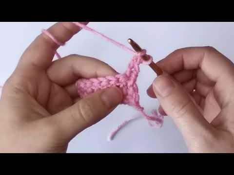 How to make the extended double crochet stitch (EDc - US terms)