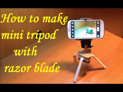 How to make tripod iphone and samsung smartphone