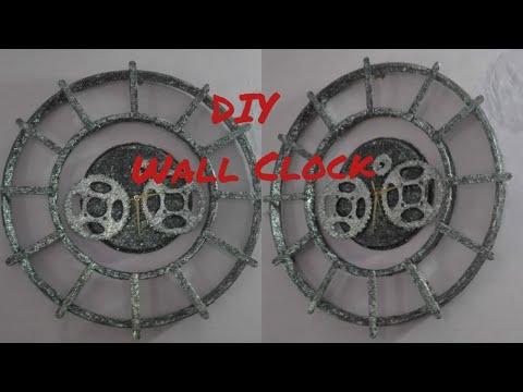 How to make wall clock|DIY Wall clock|Beautiful Wall clock