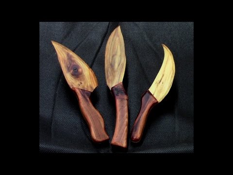 How to make wooden cheese  knives