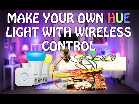 How to make your own cheap HUE light and control wireless via bluetooth