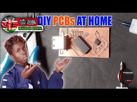 How to make your own pcb at home