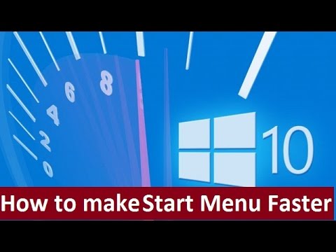 How to make your start menu faster in Windows 10