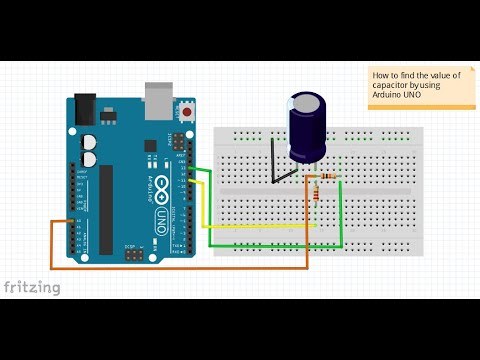 How to measure capacitance by using Arduino uno || Fritzing || Arduino Programming