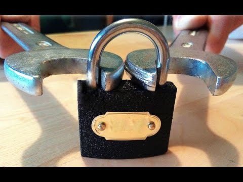 How to open a lock with nut wrench - Life Hack