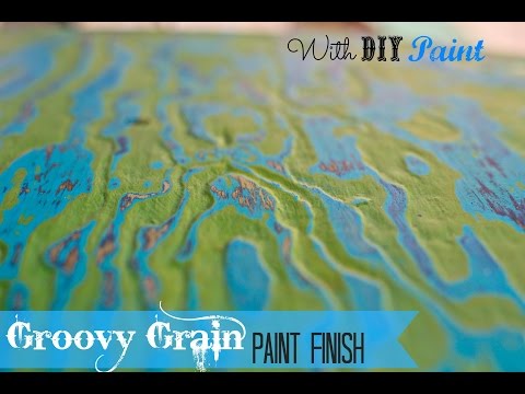 How to paint Wood Grain in layers with chalk type paint