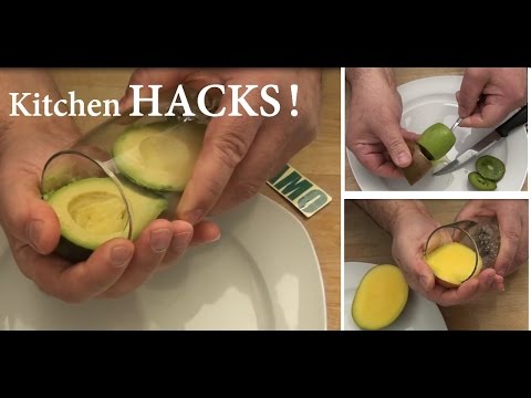 How to peel Kiwi, Avocado and Mango - EASY &amp;amp; FAST!