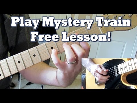 How to play Mystery Train - Rockabilly guitar lesson by Tom Conlon