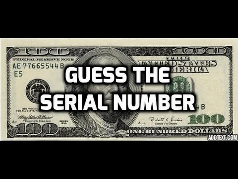 How to predict the serial number on a borrowed bill! Magic tricks wit hborrowed items