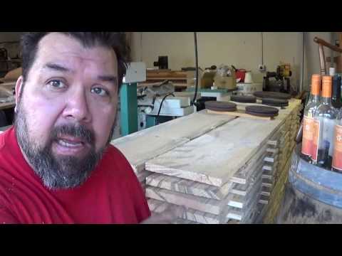 How to properly stack wet lumber,  blue pine