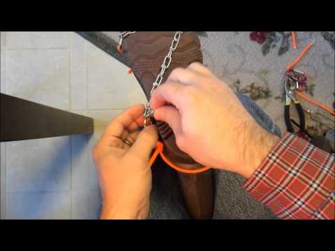 How to put on your crampons