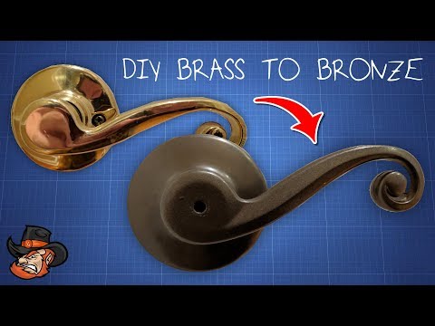 How to refinish brass hardware yourself // Powder coating project