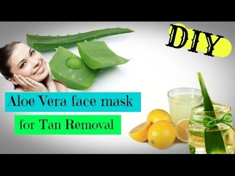 How to remove Sun Tan with Aloe Vera Instantly Immediate Results-DIY Tan Removal -