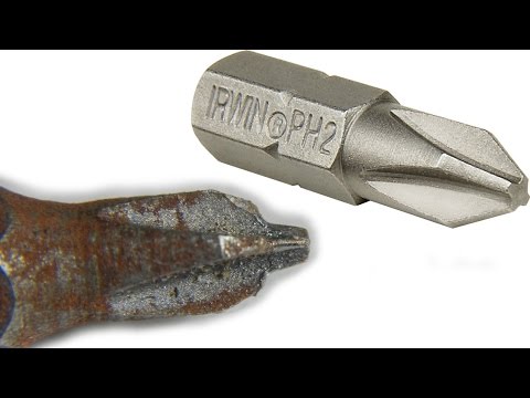 How to repair Phillips Drill Tip