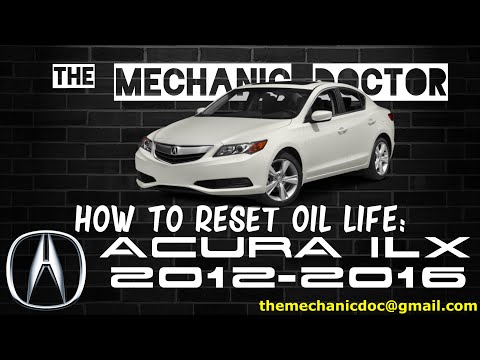 How to reset oil life: Acura ILX 2012, 2013, 2014, 2015, 2016.