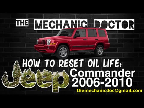 How to reset oil life: Jeep Commander 2006, 2007, 2008, 2009, 2010.