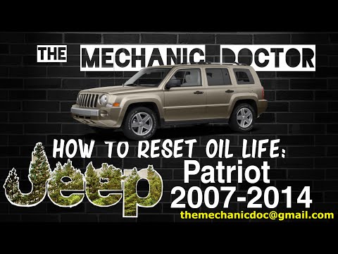 How to reset oil life: Jeep Patriot 2007, 2008, 2009, 2010, 2011, 2012, 2013, 2014.