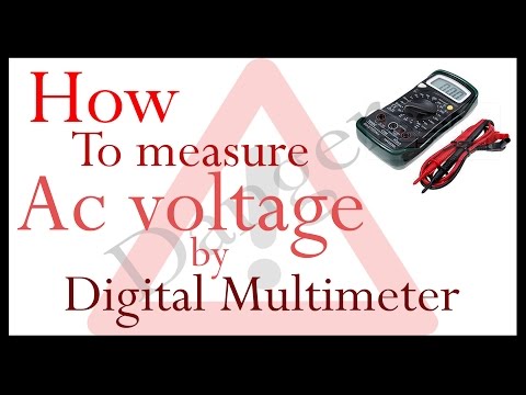 How to safely measure AC voltage by Digital Multimeter