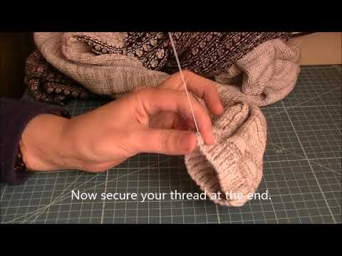 How to save your favorite sweater from streched cuffs.