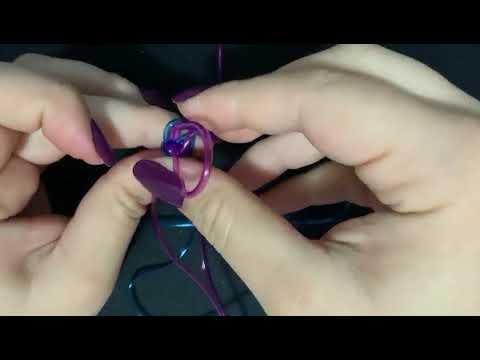 How to tie the second knot of scoobie using square stitch