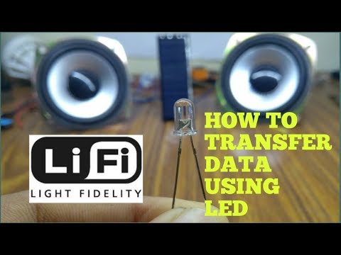 How to transfer data using led (li-fi technology)