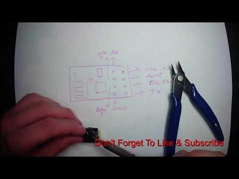 How to turn a uart usb module into an ESP-01 programmer