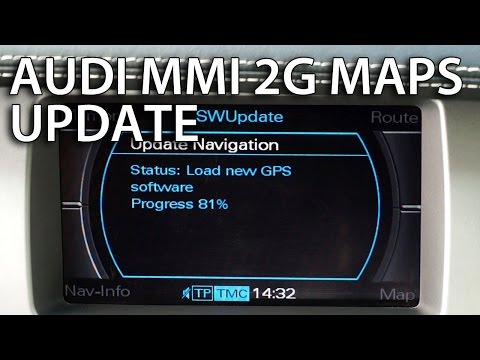 How to update Audi MMI 2G maps (GPS navigation A4 A5 A6 A8 Q7) 4E0 060 884 DT Navteq