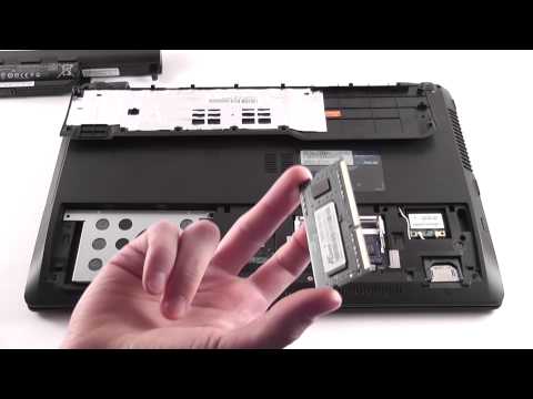 How to upgrade memory and HDD on the Asus K55