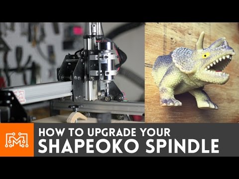 How to upgrade your ShapeOko 2 spindle and make an electronics enclosure