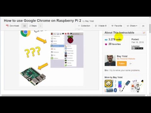 How to use Google Chrome on Raspberry Pi 2