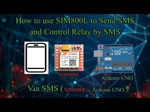 How to use SIM800L to send SMS and control relay by SMS