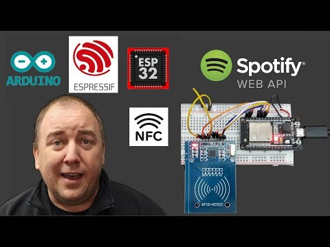 How to use Spotify API on ESP32 with NFC Reader to control Echo Dot