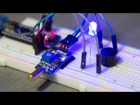 How to use TILT sensor with LED, BUZZER and ARDUINO