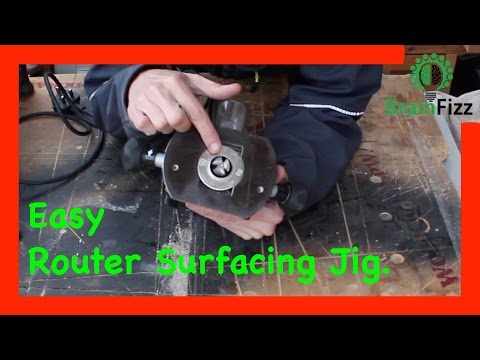 How to use a Router planer &amp;amp; Surfacing Jig to thickness &amp;amp; flatten rough sawn timber or Thick lumber