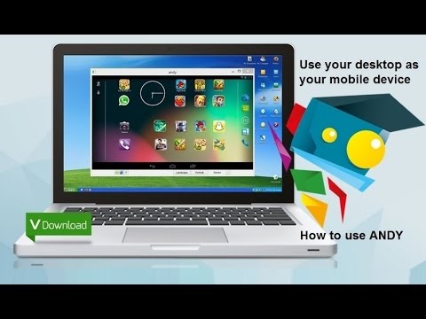 How to use an Android emulator (ANDY)