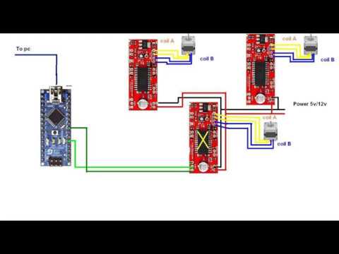 How to wire a Arduino Nano cnc