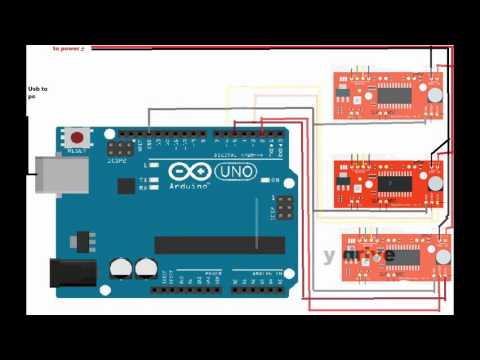 How to wire a arduino cnc step by step