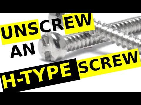 How unscrew an H type screw H type Screw