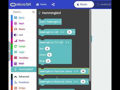 Hummingbird Rotation Servo