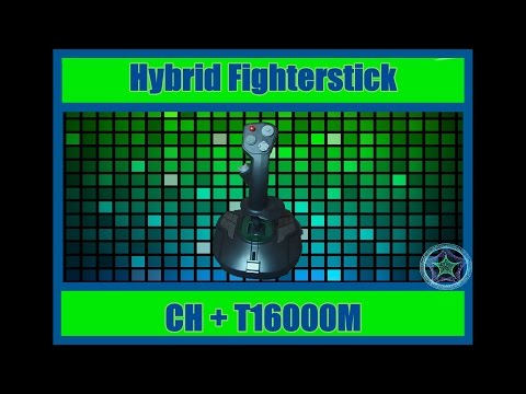 Hybrid CH fighter plus T16000M. The Ultimate joystick.