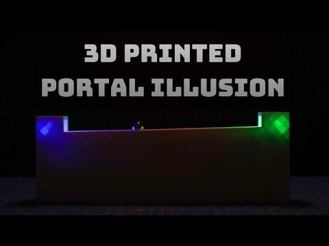 I Built A 3D Printed Marble Portal Illusion (Files in the description)