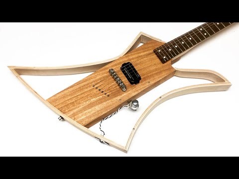 I Built A Guitar Using Bent Laminated Skateboard Veneers