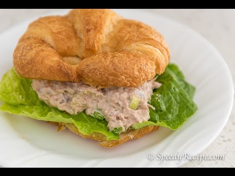 I Can't Believe I Made This Tuna Salad Sandwich Croissant - sooo awesomely simple