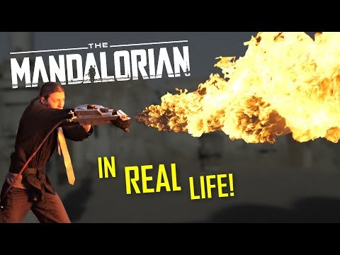 I Made The Mandalorian FLAMETHROWER Gauntlet!!! (REAL METAL) | TESTING VIDEO